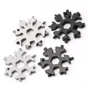 Bán Buôn Thẻ Công Cụ Tuốc Nơ Vít Bát Giác 18 Trong Một Sáu Chân Công Cụ EDC Quà Tặng Nhỏ 420 Cờ Lê Bông Tuyết Bằng Thép Không Gỉ - Product Image 3