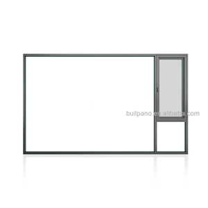 <span class=keywords><strong>Baie</strong></span> <span class=keywords><strong>vitrée</strong></span> Lowes Fenêtre à double vitrage à rupture thermique Fenêtres à battant en aluminium - Product Image 2