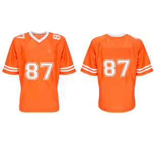 Camisetas de Fútbol Americano Personalizadas de Alta Calidad para Adultos Unisex, 100% Poliéster Transpirable, Ecológicas, Impresas por Sublimación, Cuello en V - Product Image 1