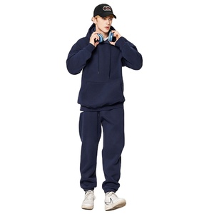 Custom Embroidered Screen Puff Printing Plain Sweatshirts Mens Mid Weight Fleece Hoodies - Product Image 1