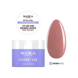 Majida UV Led Gel Brown Sugar 50 Ml Professional Hema Free <b>Nail</b> Polish - Product Image 3