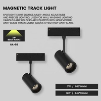 6W 12W 3000K 4000K 6500K Led Boîtier En Aluminium Magnétique Piste Lumière Pliante Grille Lumière