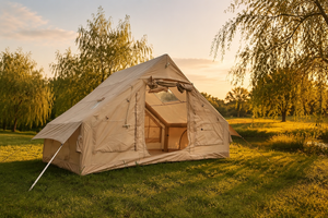 Carpa Inflable Portátil <span class=keywords><strong>de</strong></span> 6.3 m², Nivel Inicial, Una Puerta, Oxford 210D, Color Caqui, Glamping, Cabina <span class=keywords><strong>de</strong></span> Aire, Fácil Instalación, Equipo Económico - Product Image 2