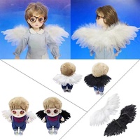 En stock, ailes d'ange en plumes de poulet pour poupées animales de compagnie, 10 cm/15 cm/20 cm, accessoires, vente directe d'usine