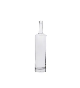 Newly custom design 500ml/750ml glass bottle for vodka