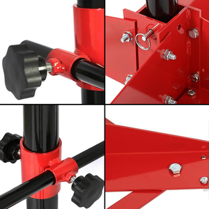 調整可能バンパーハンガー スタンド：ドア、ボンネット、フェンダー、パネルホルダー、中央ポスト、塗装パネルスタンド、自動車板金工場向け - Product Image 3