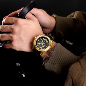 NAVIFORCE 8075 Hands Wristwatches Genuine Leather Strap Alloy Case Casual <b>Watches</b> Dress <b>Watch</b> for Men Waterproof with Date - Product Image 3