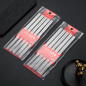 ตะเกียบสแตนเลส 304 เกรดอาหาร รูปทรงกลม สำหรับใช้ในบ้าน ร้านอาหาร ซูเปอร์มาร์เก็ต ปลอดภัย ทนทาน ป้องกันน้ำร้อนลวก - Product Image 4