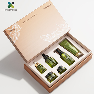Ensembles de flacons de lotion cosmétique pour soins de la peau, pots de crème, tubes souples et compte-gouttes pour produits de beauté avec emballage en boîte - Product Image 6