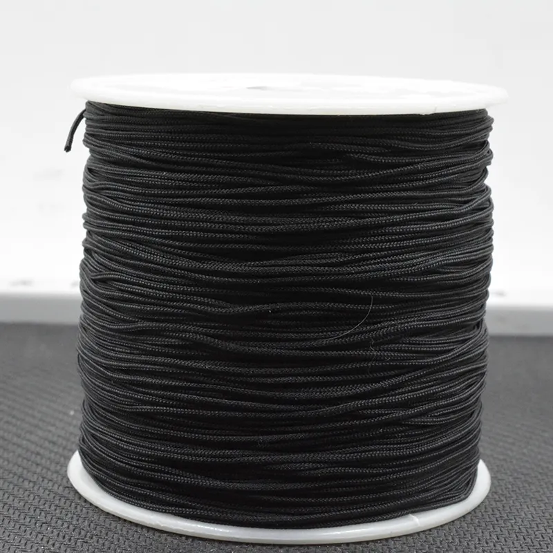 Jewelry Accessories Cord DIY MakingためBracelet Necklace 0.8ミリメートル1.0ミリメートルNone Elastic Colored Nylon Thread Cord