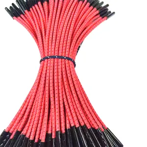 Factory direct sale custom fashion elastic shoelaces rounded shoe laces