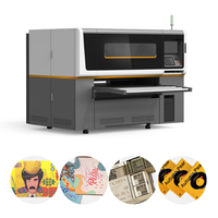 Impresora digital de una sola pasada de formato grande plana automática Kelier para impresión de caja de cartón corrugado