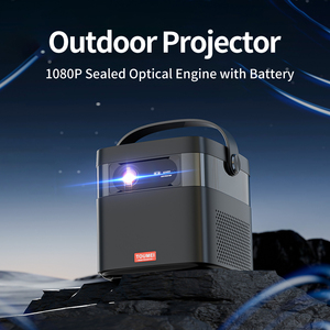 Proyector de Videojuegos M2 1080P con Soporte 4K + Altavoces de 10x2W, Android 9, Batería Integrada (3-4h), Uso en Exteriores, Compatible con <span class=keywords><strong>Netflix</strong></span>/YouTube - Product Image 2