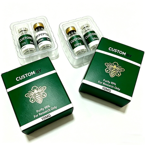 Scatola Pieghevole in Carta per Etichette di Fiale di Medicinali e Pillole da 3ml, Design Personalizzato Gratuito, Vassoio in Plastica Riutilizzabile Ecologico - Product Image 2