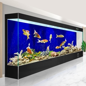 Acquario Integrato 2026 Nuovo per Uso Domestico Senza Acqua, in Vetro Ultra Bianco per Soggiorno, con Filtro Incorporato e Luci Multicolore Variabili - Product Image 2