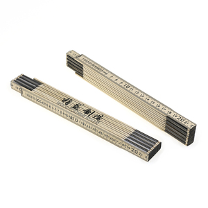 Becol Chất lượng cao Chế biến gỗ vẽ công cụ đo lường đa chức năng 2m bằng gỗ gấp Cai Trị với biểu tượng tùy chỉnh - Product Image 3