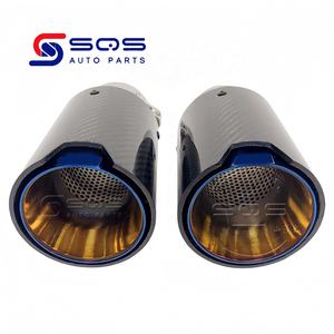 Embouts d'échappement en acier inoxydable bleu brûlé de haute qualité, personnalisation d'usine SQS pour <span class=keywords><strong>BMW</strong></span> M5 M6, embout de silencieux <span class=keywords><strong>M135i</strong></span> M235i - Product Image 3