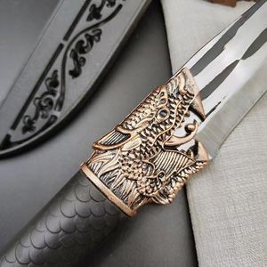 Cuchillo para deshuesar Longquan, con cabeza de dragón, cuchillo afilado para deshuesar, cuchillo para matar pescado, cuchillo de chef, cuchillo para matar cerdos, cuchillo para cortar en cubos. - Product Image 2