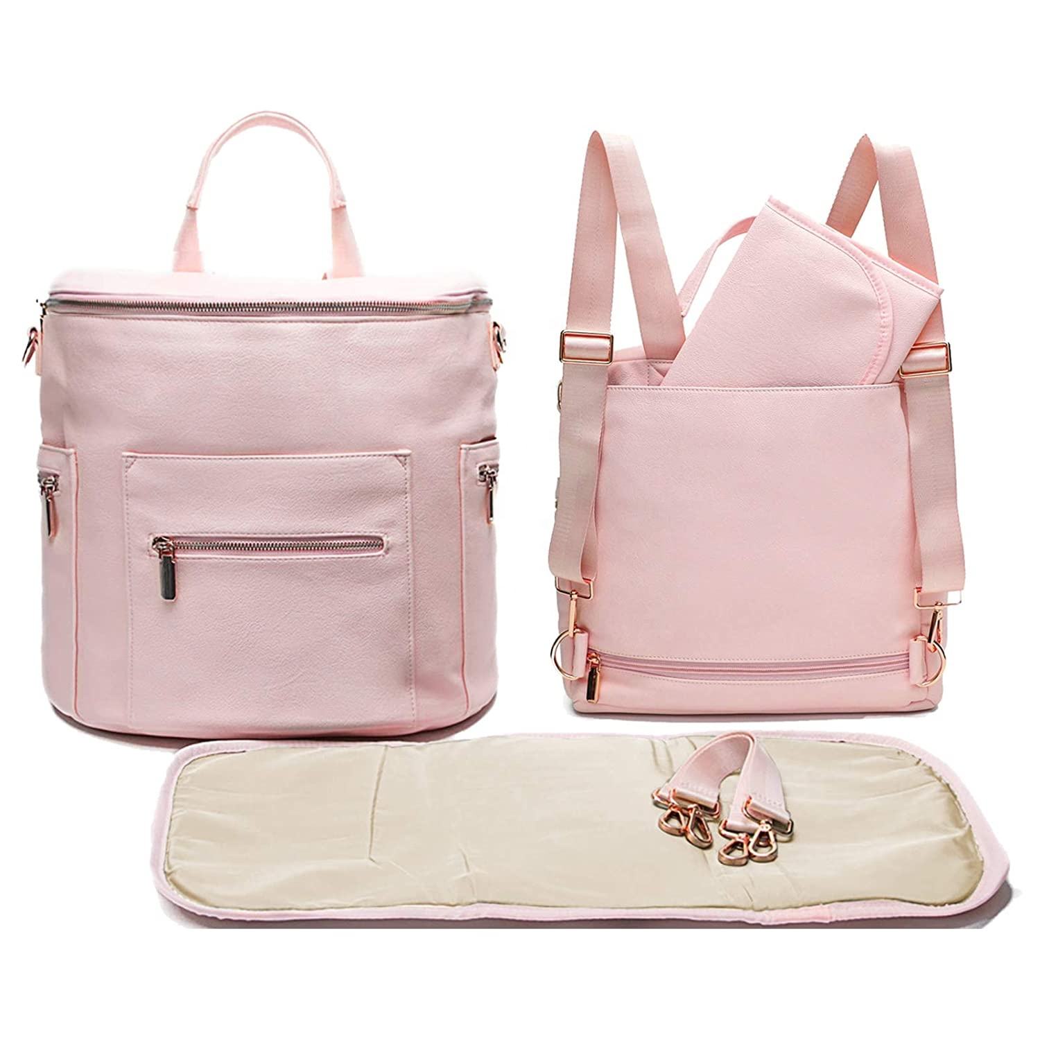 leather diaper bolsa backpack by miss fong