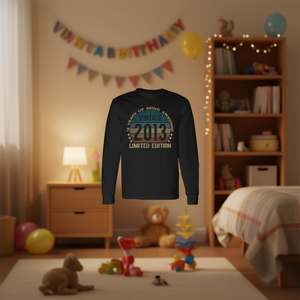 T-shirt à manches longues vintage édition limitée 2013 pour le 12e anniversaire - Product Image 3