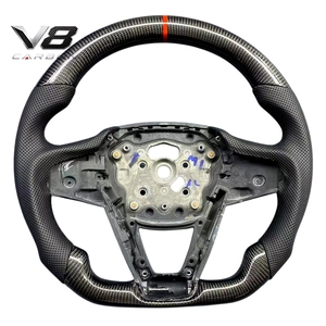 Volante Deportivo de Fibra de Carbono Real con LED, Estilo Racing, Modificado para Serie 4 G22 G82 420 425 430 440, V8carbon - Product Image 2