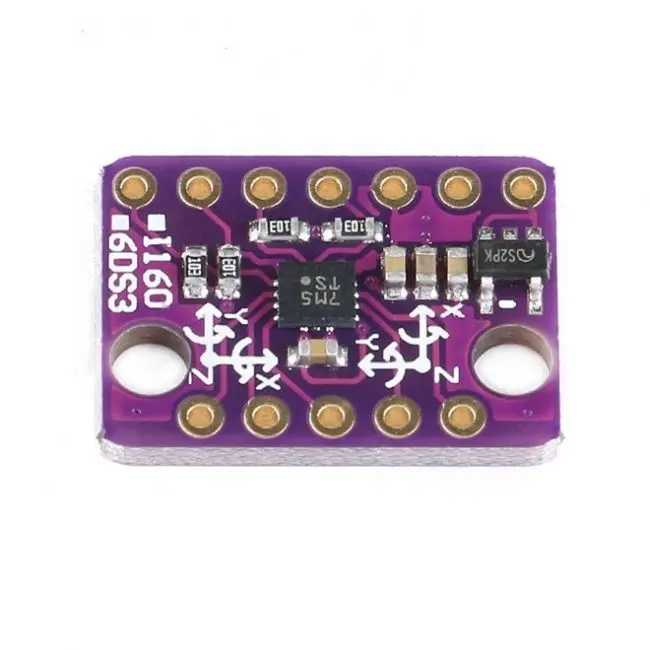 BMI160 GY-BMI160 3-5V 6DOF 6-As Rate Gyro Zwaartekracht Accelerometer Sensor Module Iic I2C Spi Communicatie protocol