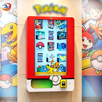 Distributeur automatique mural intelligent pour cartes sportives, paquets de boosters Pokémon avec une capacité de 600 cartes, conception d'autocollants personnalisés gratuite