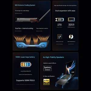 Portátil para Juegos Stealth 16 AI+ 2026 al por Mayor, Intel Core Ultra 9, 32GB DDR5, 1TB SSD, RTX 5070Ti, Pantalla OLED de 16 Pulgadas, 2.5K, 240Hz, Ultra Delgado, con IA - Product Image 5