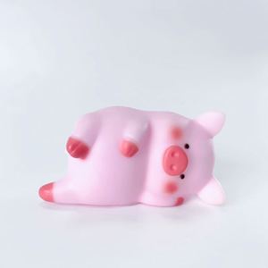 Flotador de goma Squeak Tiny Rubber Pig Bath Bañera Juguetes para Baby Shower - Product Image 4