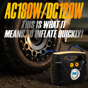 विश्वसनीय एयर कंप्रेसर-टायर इंफ्लेमेटर्स के साथ कार आपातकालीन किट के लिए एक आवश्यक - Product Image 2