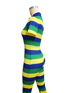 Décoration de fête Mardi Gras femmes Sexy col en V profond combinaison barboteuse bout à bout pyjamas moulante body une pièce dans l'ensemble - Product Image 5