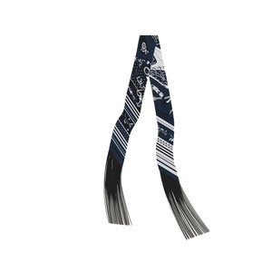 Pañuelo Delgado de Poliéster 130x5cm con Estampado Animal, Sensación de Seda Satinada, Flecos, Lazo para el Cuello, Cinta de Moda para Bolsos, Bandana Larga - Product Image 5