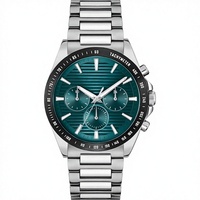 Montre mécanique de luxe pour homme, mouvement mécanique de haute qualité en acier inoxydable, affichage à aiguilles résistant à l'eau