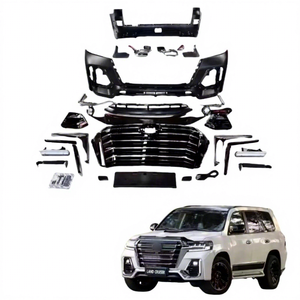 Actualización de Kit de carrocería de rejilla de parachoques trasero delantero de alta calidad para <span class=keywords><strong>Land</strong></span> <span class=keywords><strong>Cruiser</strong></span> LC200 <span class=keywords><strong>Prado</strong></span> 2018 2019 2020 <span class=keywords><strong>2021</strong></span> 2022 Car Facekit - Product Image 1