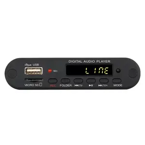 En ucuz taşınabilir mini <span class=keywords><strong>mp3</strong></span> çalar yüksek kaliteli <span class=keywords><strong>MP3</strong></span> modülü BT USB SD FM <span class=keywords><strong>MP3</strong></span> çalar dekoder modülü devre LED TPM002a - Product Image 1