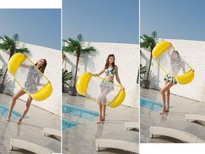 Hamac flottant gonflable pour piscine, nouveau design de fruits - Product Image 3