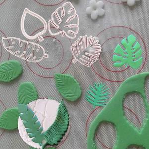Ensemble d'<span class=keywords><strong>emporte</strong></span>-pièces hawaïen à feuilles de palmier, pâte de gomme, artisanat de bonbons Luau, décoration de gâteau, <span class=keywords><strong>emporte</strong></span>-pièce à feuilles tropicales, 4 pièces - Product Image 6