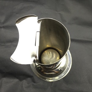 Porte-pinces en acier inoxydable, forme de cône inversé, tube de rangement pour instruments chirurgicaux, conteneur pour pinces - Product Image 1