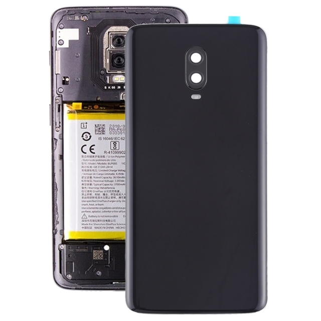 Original Battery Back Cover With Camera Lens for OnePlus 6T Back Cover Replacement