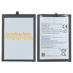 แบตเตอรี่โทรศัพท์มือถือแบบชาร์จไฟได้แบตเตอรี่ลิเธียมสำหรับ X663 X677 X663C Note 11 12 12I 12 5กรัม - Product Image 1