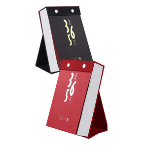 Guangzhou Factory Creative Cheap Price Customized Eco Friendly with Tear off Gift Set Design 365 Days Desk Calendar Printing