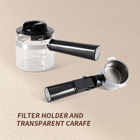 Cafetière à service unique avec pichet à lait et baguette vapeur Machine à café expresso et cappuccino