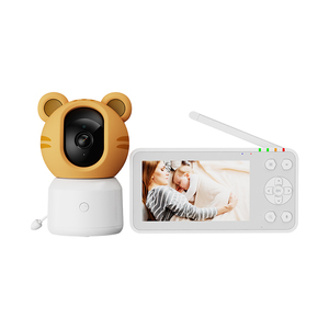 Babyphone sans fil de 4,5 pouces avec musique de berceuse, audio, vision nocturne, fréquence ciblée de 2,4 GHz pour les soins du bébé - Product Image 1