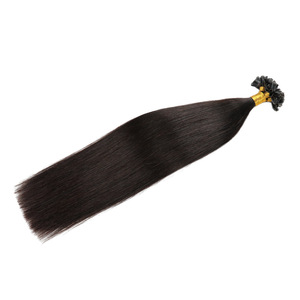 El cabello humano 100% de la mejor calidad podría ser permanente y teñir la cinta en U # 1B en cabello humano liso y sedoso para extensiones de cabello - Product Image 2