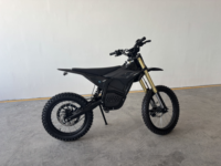 Vélo de montagne électrique sportif avec moteur central sans balais 72V 7000W, batterie au lithium, cadre en acier à haute teneur en carbone, freins à disque hydrauliques