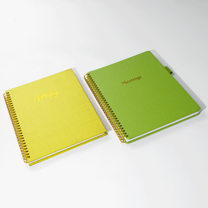 Tùy chỉnh sang trọng A5 tùy chỉnh hàng tháng hàng tuần kế hoạch 2026 Nhật ký da máy tính xách tay bìa cứng cho cuộc họp - Product Image 4