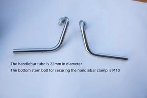 Guidons de moto universels, guidons séparés adaptés aux pièces Honda CT50, CT70, ST50 et ST70 - Product Image 3