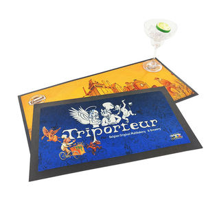 Custom <b>Full</b> Color Printed Silicone Bar Counter Mat Non <b>Slip</b> Waterproof Spill Pad For Bar Pub Bartender Workspace Protection - Product Image 6