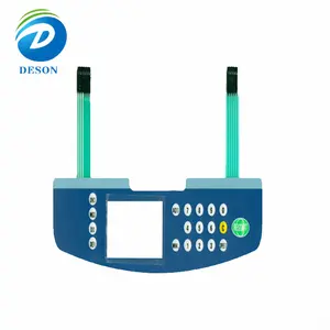 Deson Pet Pc Logo Control de superposición gráfica Membrana táctil en relieve Interruptor táctil capacitivo interruptor de membrana critiare