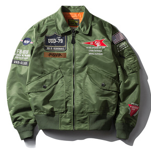 Giacca da uomo giacca a vento giacca da 45P con patchata invernale spessa all'ingrosso - Product Image 4